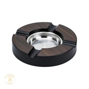 Ebony Matte Polish Ashtray - Brown