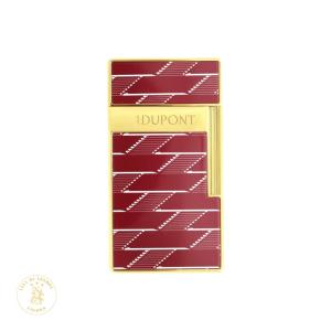 S.T. Dupont Biggy Lacquered 1872 Monogram Lighter - Burgundy