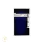 S.T. Dupont Blue Lacquer Le Grand with Palladium