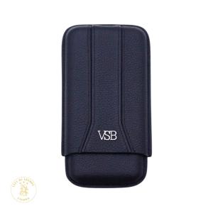 VSB Three Finger Leather Cigar Case