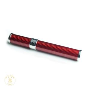 VSB Gloss Carbon Fibre & Stainless Steel Cigar Tube