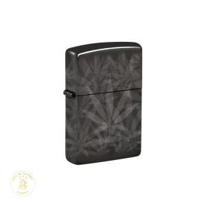 Zippo Cannabis Design Lighter -  Black/Grey