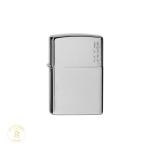 Zippo Brushed Chrome with Logo