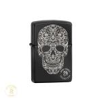 Zippo Anne Stokes Collection Black Chrome Skull