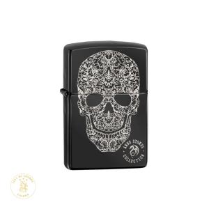 Zippo Anne Stokes Collection Black Chrome Skull