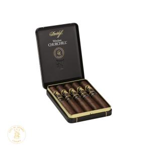Davidoff Winston Churchill The Late Hour Petit Panetela Cigar - Tin of 5