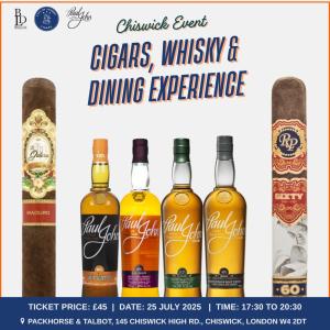 Chiswick Event: Cigars, Whisky and Dining Experience