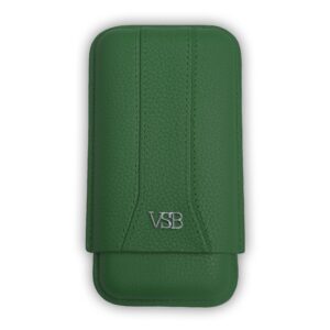 VSB London Luxury Cigar Case Green