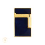 S.T. Dupont Ligne 2 Lighter Blue Lacquer Gold