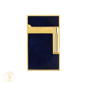 S.T. Dupont Ligne 2 Lighter Blue Lacquer Gold