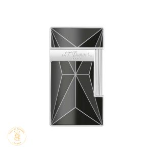 S.T. Dupont Fire X Big D Black Chrome Lighter