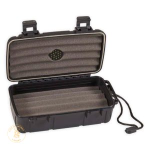 Lotus Black Travel Humidor - 10 Sticks