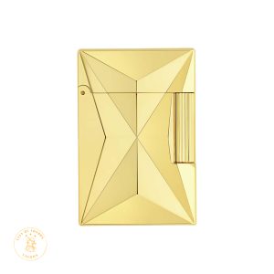 S.T. Dupont Fire X Ligne 2 Small Lighter Yellow Gold