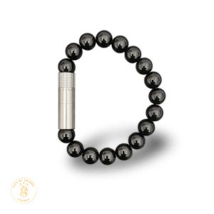 Les Fines Lames Punch Bracelet Steel 8MM Beads