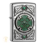Zippo Celtic Green Cross