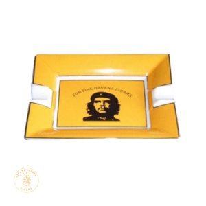 Che Guevara 2 Cigars Ashtray - Yellow