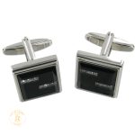 Black & Silver Cufflinks