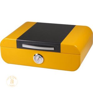 Carbonfibre Yellow Humidor