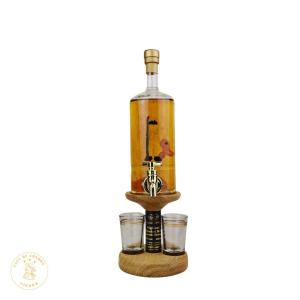 Highland Malt Alba Fisher Tap Decanter with Two Glasses Blended Scotch Whisky